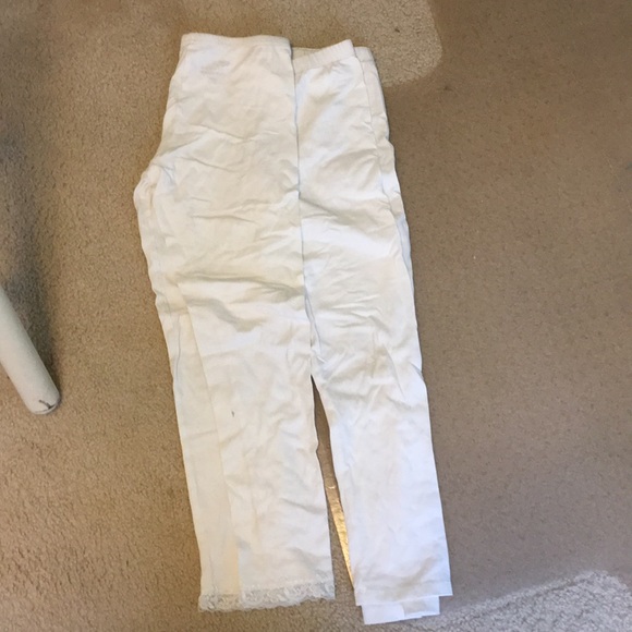 Set of 2 white leggings - Picture 1 of 1